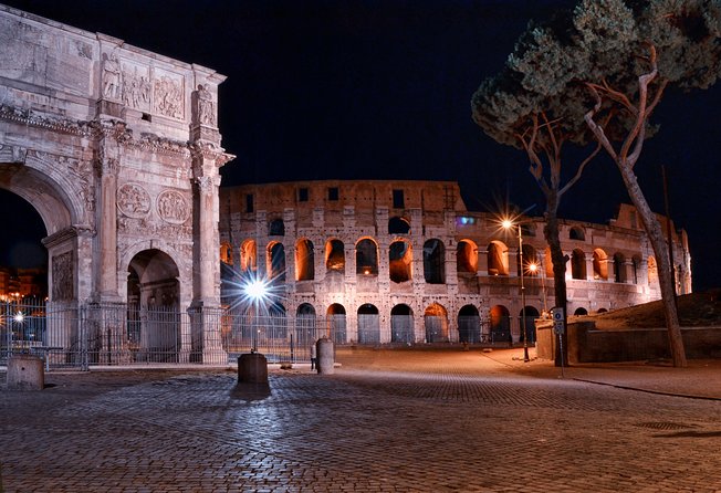 Best of Rome by Night Private Sightseeing Chauffeured Tour | pick up/Drop off - Private Transport in a Luxury Limousine or Mini-Van