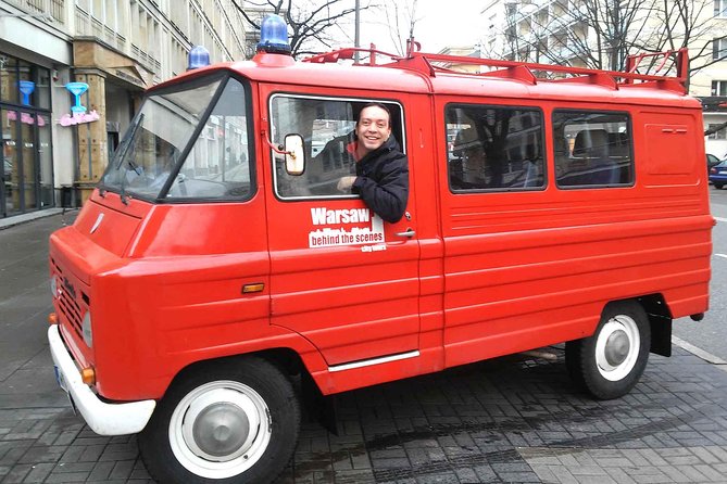 Best of Warsaw - private tour by retro minibus with hotel pickup - The Central District and the Palace of Culture and Science