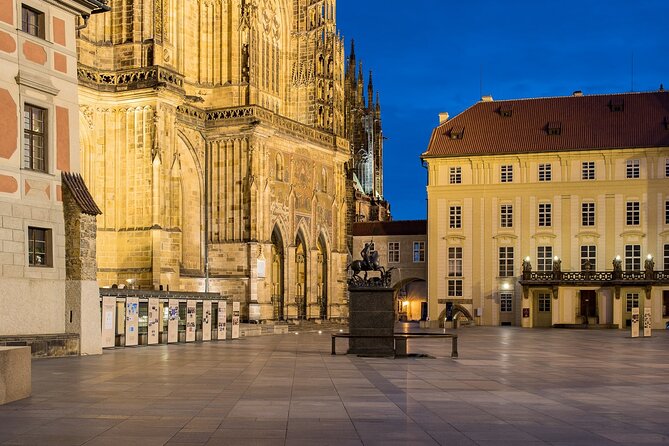 Best views of Prague by night - Vysehrad’s Historic Walls Offer a Breathtaking View of New Town