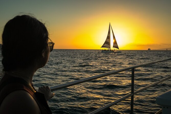 Best Waikiki Sunset Cruise:BYOB Sunset Sail with Swimming - BYOB Policy and Music Vibe