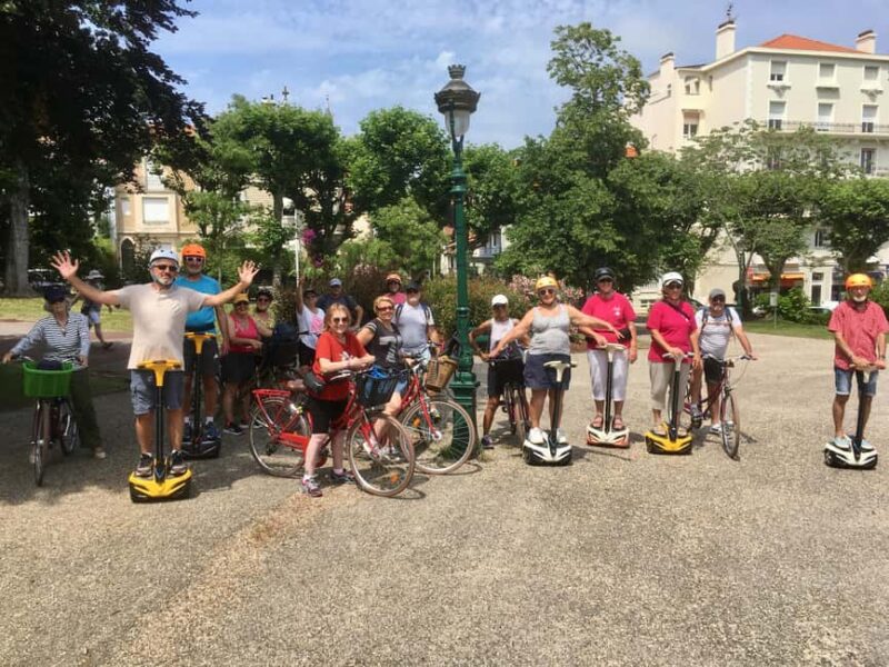Biarritz happiness: Guided tour by Segway/e-bike + Pala - Starting Point at Jardin Public in Biarritz