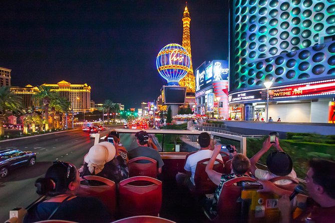 Big Bus Las Vegas: Sightseeing Night Tour by Open-Top Bus - The Route: The Strip and Downtown Vegas