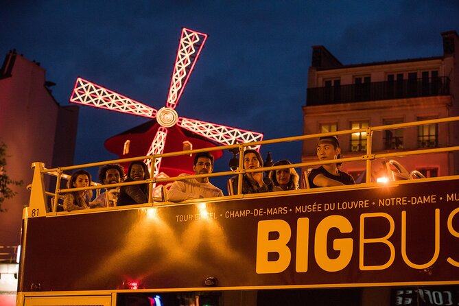 Big Bus Paris Open Top Night Tour - Key Points
