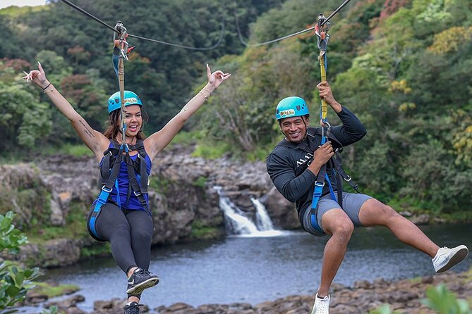 Big Island 9-Line Zipline Experience Plus Kayaking Tour - Key Points