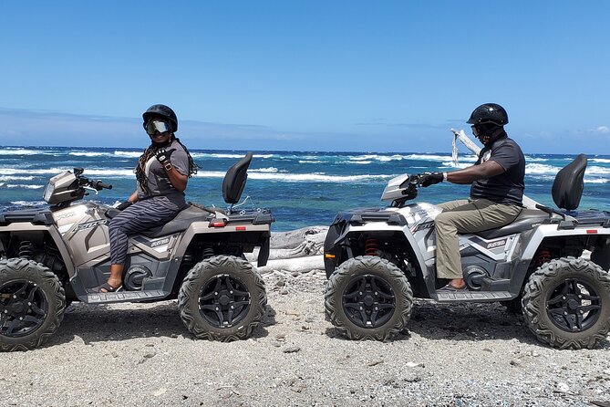 Big Island Southside ATV Tour - Viewing Green Sand at Kaalualu Bay