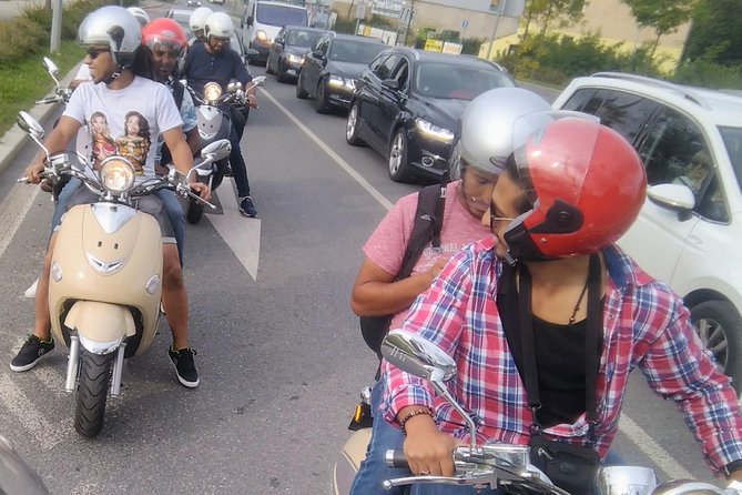 Big scooter tour of Prague, for two (audio guide) - Key Points