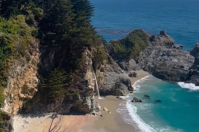 Big Sur California Coast McWay Falls opt from Monterey Carmel - Exploring Big Sur and its Famous Landmarks
