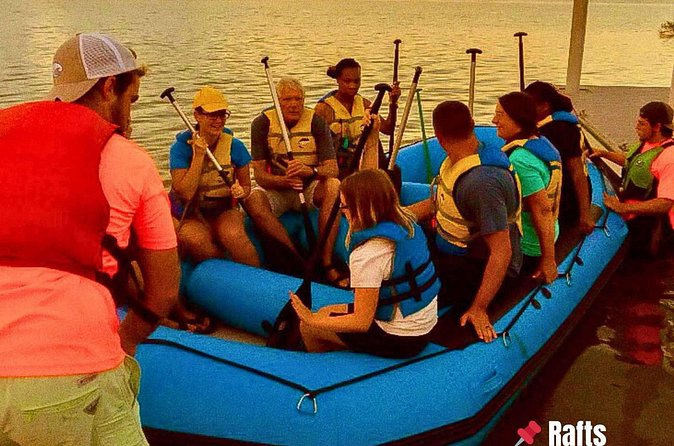 Bioluminescence Rafting Boat Tour Wildlife Refuge - Paddling a Stable Raft in the Night Sky