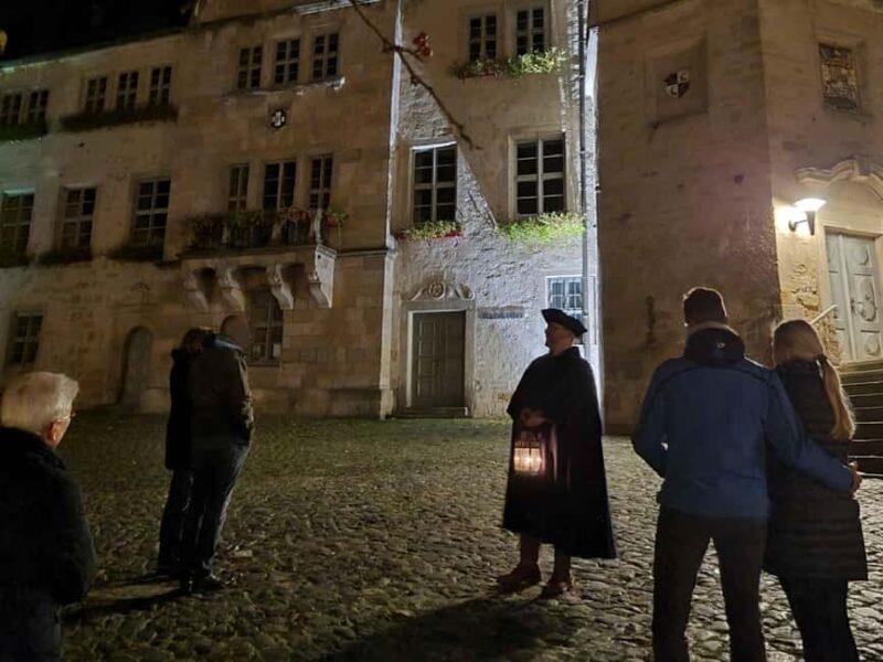 Blankenburg (Harz) Night watchman tour through the historic old town - The Historic Town Hall and Its Carillon Melodies