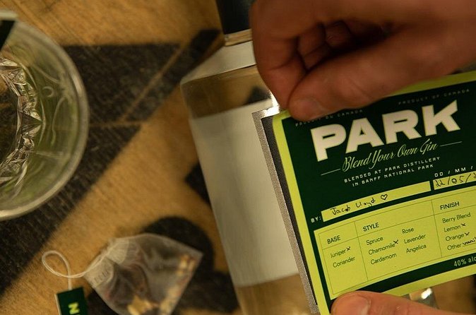 Blend Your Own Gin Experience in Banff - Whats Included in the Price