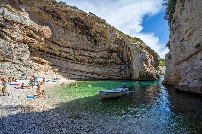 Blue Cave and Hvar Boat Tour: Small-Group from Split or Brac - Stiniva Cove: An Unusual Beach