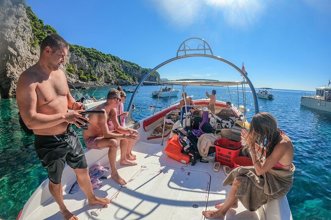 Blue Cave, Green Cave & Lopud Beach small group Speed boat Tour - Scenic Departure Point and Views of Dubrovnik’s Old Town Walls