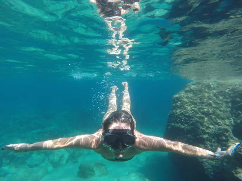 Blue Cave-Green caves-Lopud Sandy beach - tour with drink - Visiting the Green Caves and Their Spectacular Views