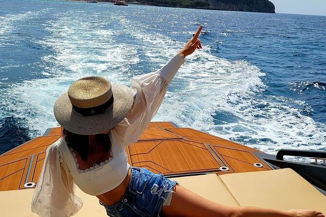 Blue cave & Hvar, 5 islands speed boat tour with unique boats from Split - Long Swim and Relaxation at Budikovac Islands Blue Lagoon