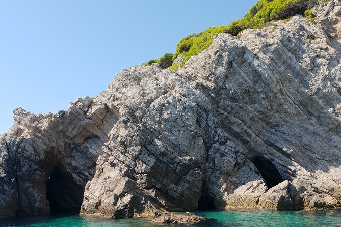 Blue cave tour - 4 caves and sandy beach - Starting at Lapadska obala: Convenient Pickup Point