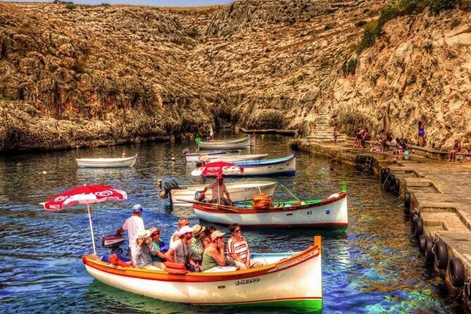 Blue Grotto and Sunday Market at Marsaxlokk Fishing Village Tour - Visiting the Blue Grotto on Malta’s Southern Coast