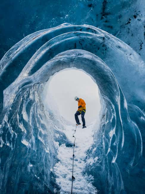 Blue Ice Cave Adventure and Glacier Hike (from Jökulsárlón) - Inside the Blue Ice Cave: Nature’s Frozen Artistry
