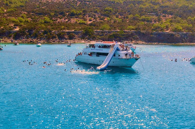 Blue Lagoon (Akamas) Bus & Boat Tour with Water Slide From Paphos - Return Journey and Final Stop in Lachi