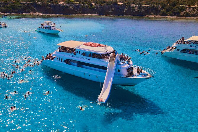 Blue Lagoon (Akamas) Bus & Boat Tour with Water Slide From Paphos - Overall Quality of the Boat and Crew
