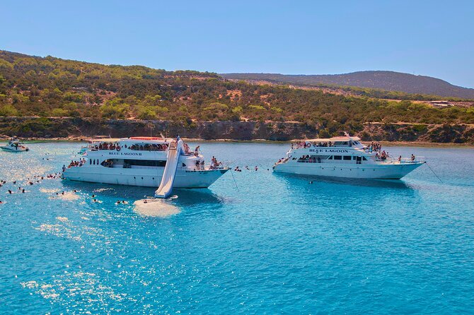 Blue Lagoon (Akamas) Bus & Boat Tour with Water Slide From Paphos - Pacing, Timing, and Group Size