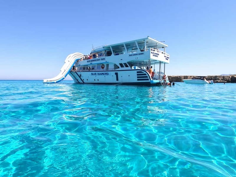 Blue Lagoon Cruise: Waterslide Adventure from Latchi Harbour - The Boat’s Facilities and Entertainment