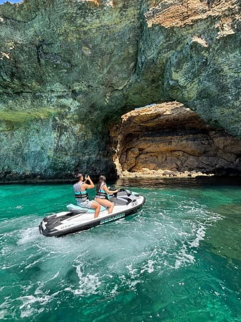 Blue Lagoon & Crystal Lagoon Jet Ski Tour with Photos - Explore Malta’s Stunning Blue and Crystal Lagoons on a 45-Minute Jet Ski Adventure