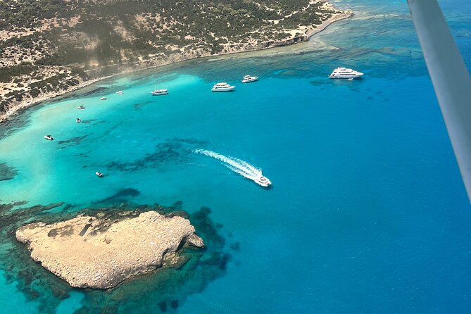 Blue Lagoon Latchi Pafos, glass bottom boat+water slide F/D trip - The Blue Lagoon: Swimming and Water Activities