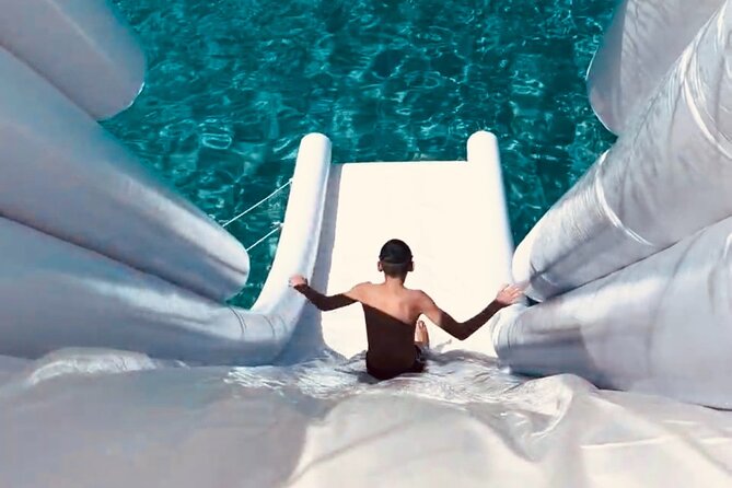 Blue Lagoon trip with slide & music departing from Latchi harbour - Key Points