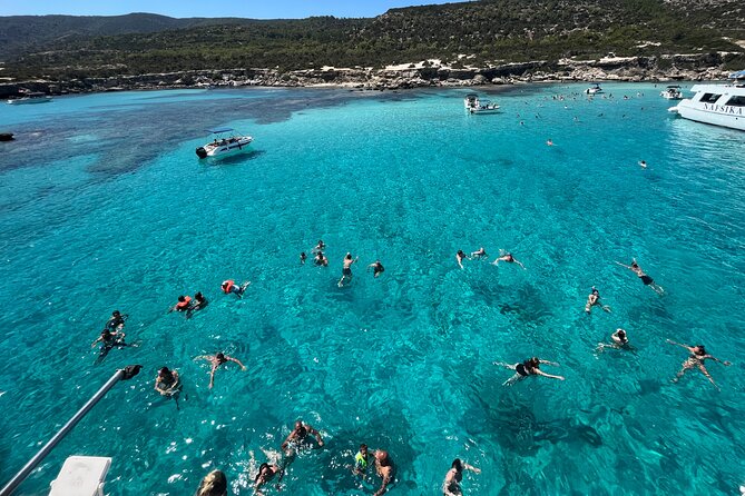 Blue Lagoon trip with slide & music departing from Latchi harbour - The Blue Lagoon: Cyprus’s Most Photogenic Beach