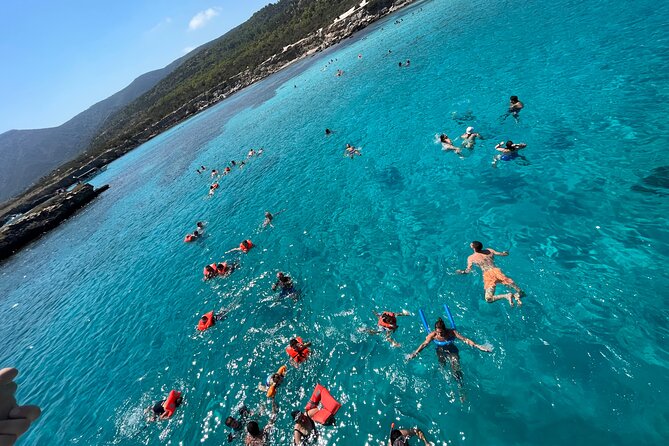 Blue Lagoon trip with slide & music departing from Latchi harbour - Entertainment Onboard: Music, Slide, and Wi-Fi