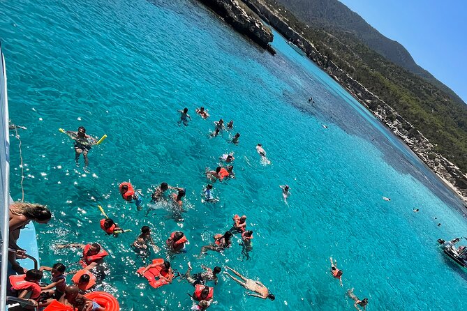 Blue Lagoon trip with slide, music & transfer from Paphos - Food, Drinks, and Onboard Atmosphere