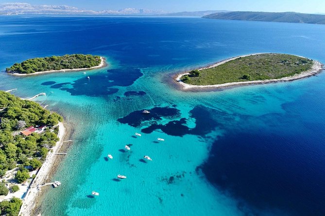 Blue Lagoon, Trogir & iovo catamaran tour with Food and Drinks - Key Points