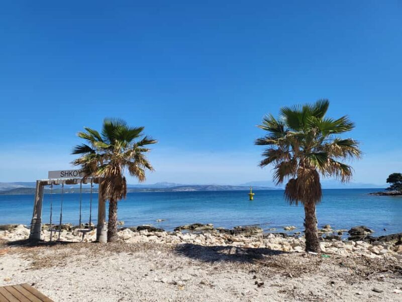 Blue lagoon with a speed boat water and towels included - Visiting Iovo and Labadusa Beach