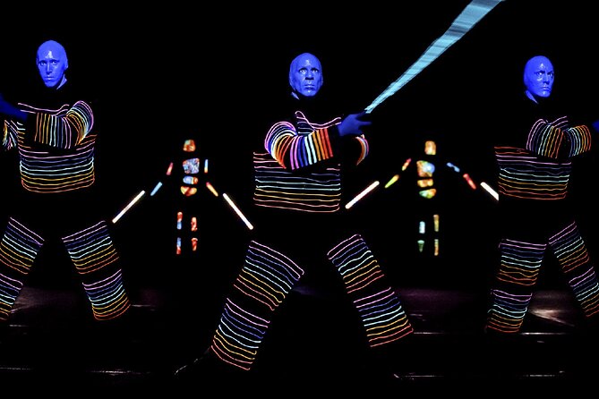 Blue Man Group at the Luxor Hotel and Casino - Audience Interaction and Seating Experience