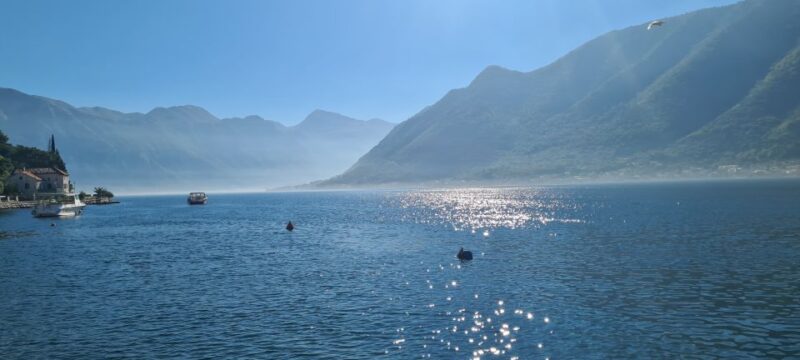 Blue Sea & Black Mountains - Montenegro - Optional Boat Ride at Our Lady of the Rocks