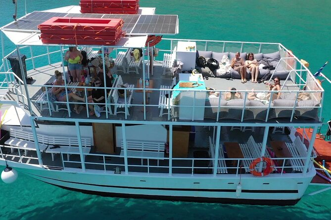 Boat Cruise in Lindos with Swim Stops & Meal Deal - Key Points