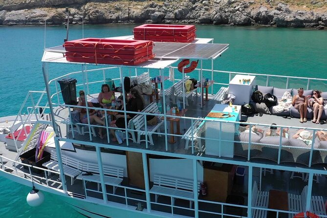 Boat Cruise in Lindos with Swim Stops & Meal Deal - The Departure Point at St Paul’s Bay