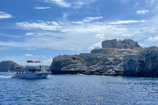 Boat Cruise in Lindos with Swim Stops & Meal Deal - Booking, Cancellation, and Accessibility