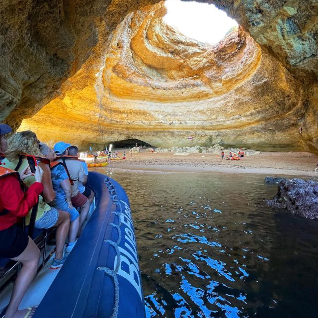 Boat Cruise to Algar de Benagil from Lagos - Safety and Comfort on the Spacious Open-Air Boat