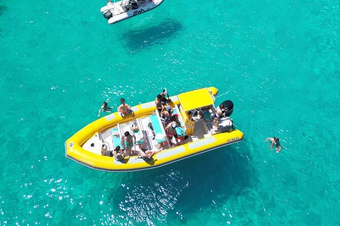 Boat tour Cala Figuera, Es Pontas, Caló de Moro, Cala Marmols - Key Points