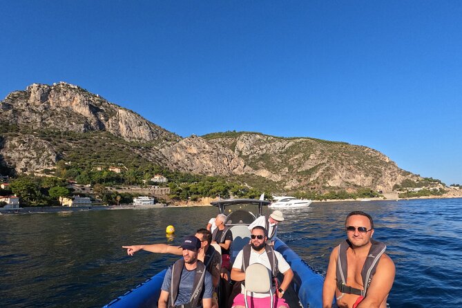 Boat tour guided from Nice to Monaco with snorkeling - Underwater Adventure at Saint Jean Cap Ferrat Creeks
