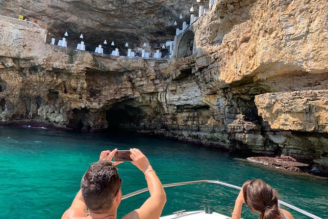 Boat tour of the Polignano a Mare caves with aperitif - Starting Point and Booking Details in Bari
