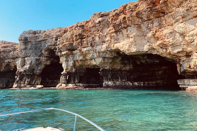 Boat tour of the Polignano a Mare caves with aperitif - The Guide and Crew Experience