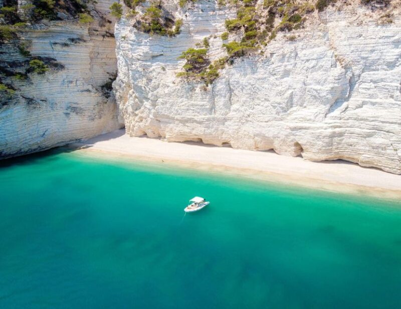 boat tour south coast and sea caves in vieste - Exploring the Sea Caves and Cliffs of Gargano
