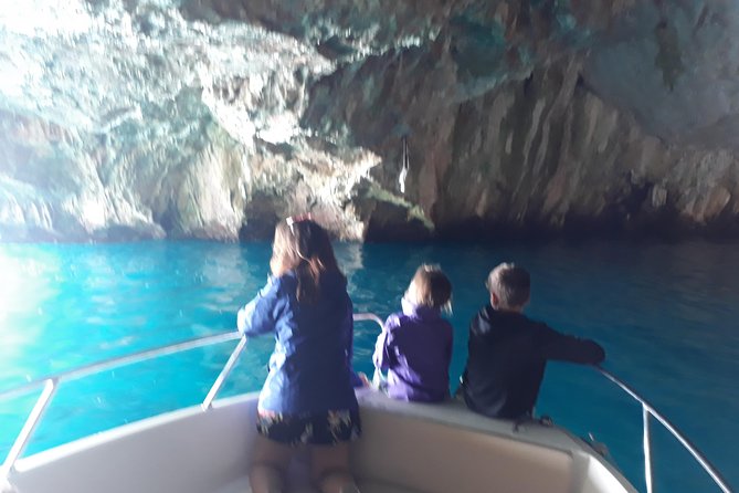 Boat tour to Lady of the Rock , Submarine base & Blue Cave swim - Starting Point: Convenient Meeting in Kotor