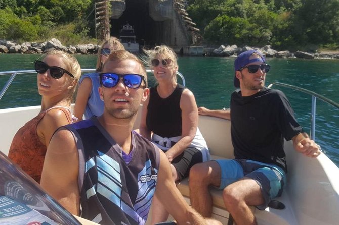 Boat tour to Lady of the Rock , Submarine base & Blue Cave swim - Staying Connected with Onboard WiFi