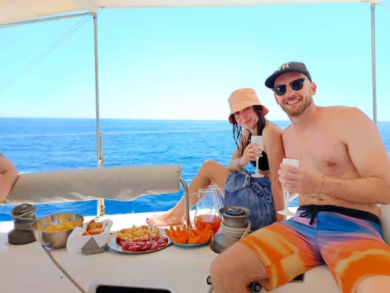 Boat trip to the Cyclades with Prosecco and snorkeling - Stops at Aci Castello and Aci Trezza for Sightseeing