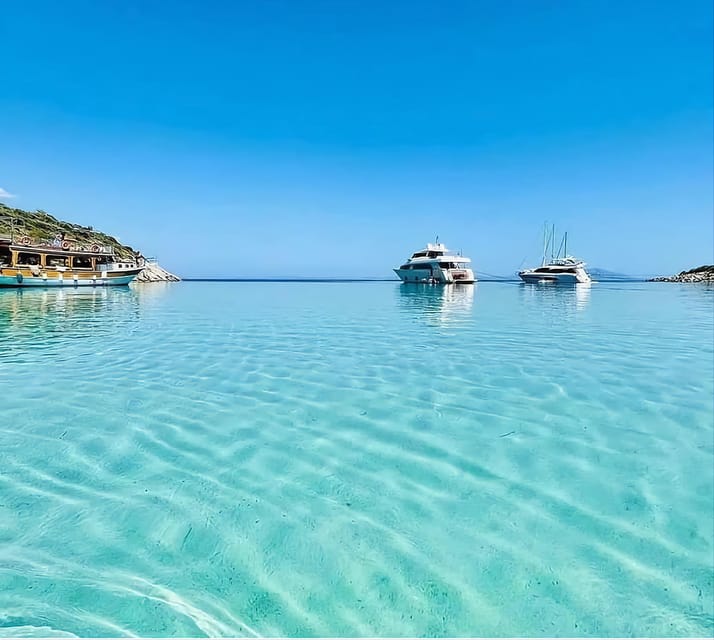 Bodrum: Orak Island Boat Trip with Lunch & Optional Transfer - Lunch on Board: A 3-Course Meal with Refreshing Drinks