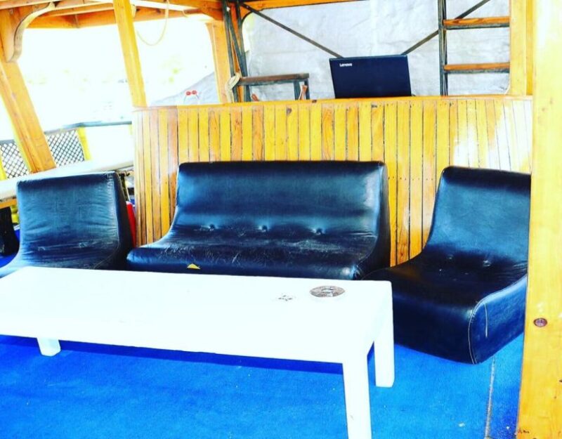 Bodrum: Pirate Boat Trip with BBQ Lunch and Optional Pickup - Relaxing on Deck and soaking in the Sea Views