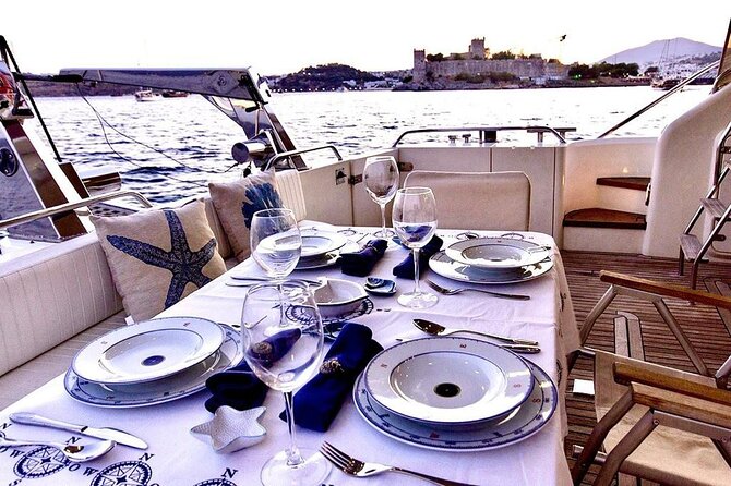 Bodrum Private Motor-Yacht Sunset Tour With Dinner For 3 Hour - Flexibility with Cancelation and Weather Considerations